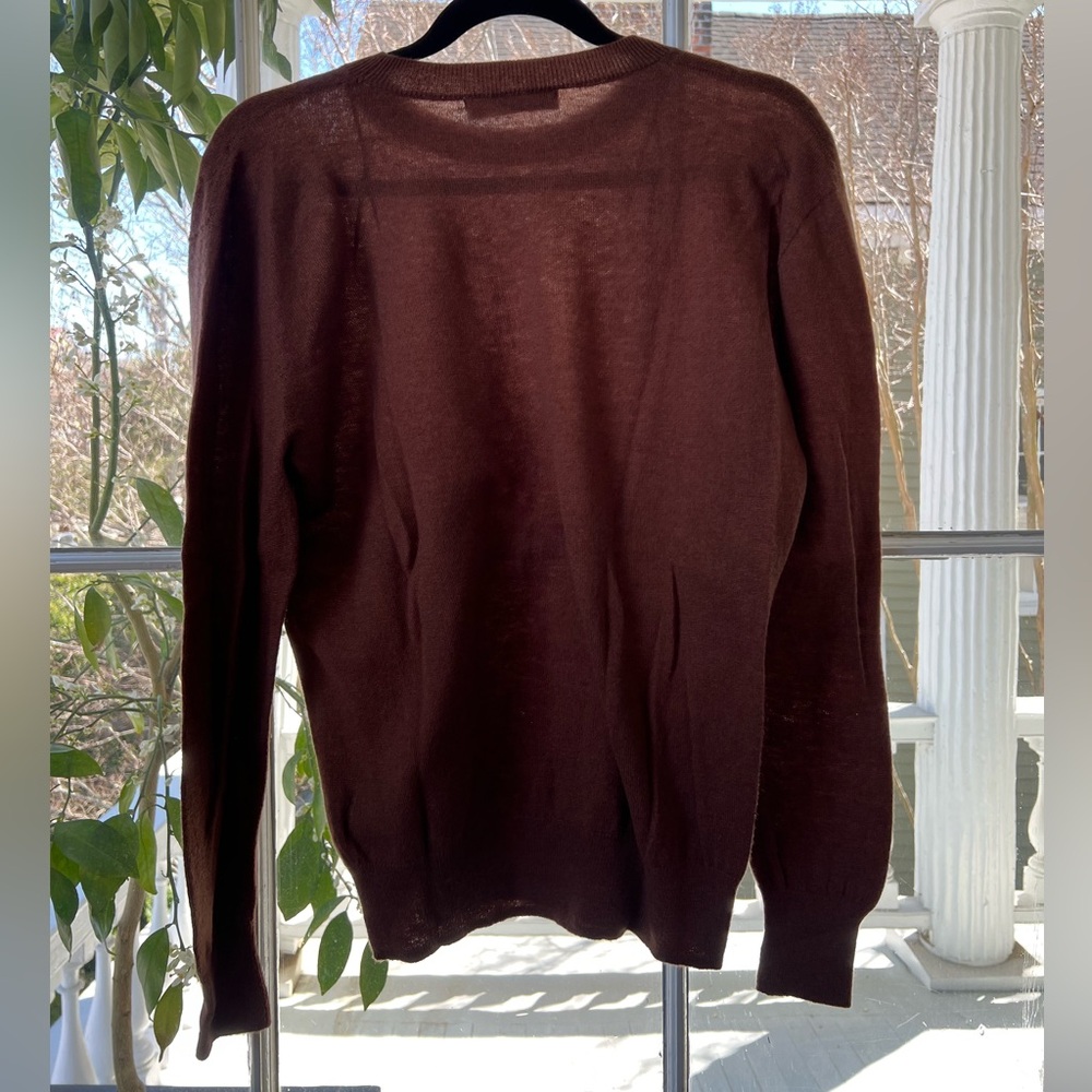 Zara (S) Women’s Thin Sweater in Brown/Red